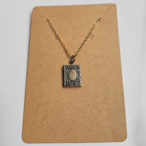 Gold Book Locket