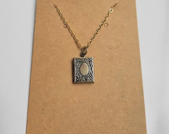Gold Book Locket