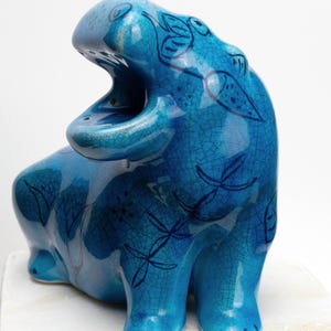 Egyptian blue hippo - Etsy 日本