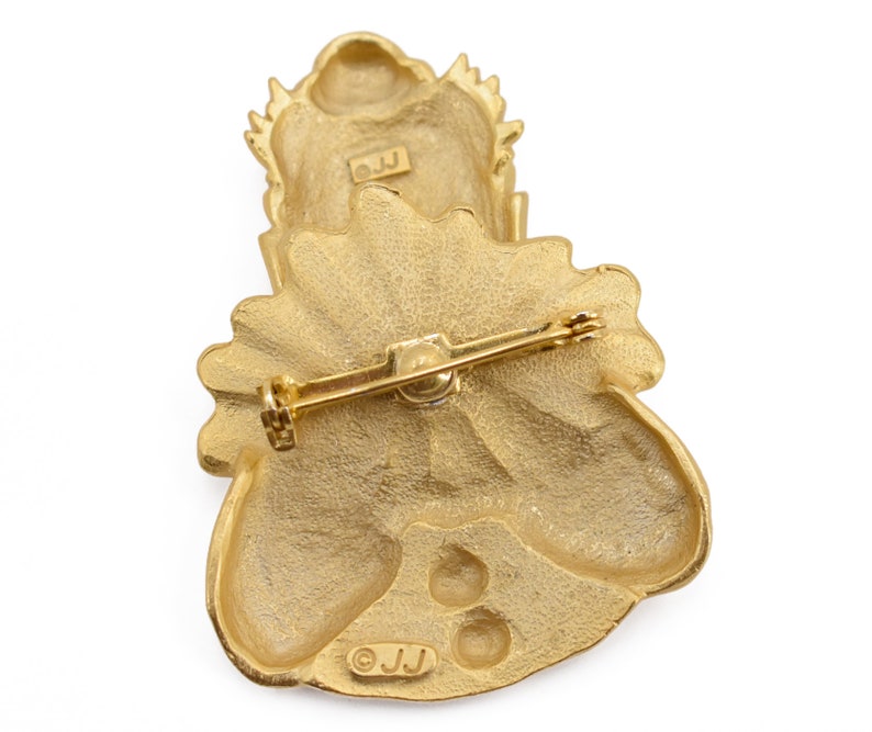 JJ Jonette Vintage Clown Brooch Pin Articulated Wobble Head