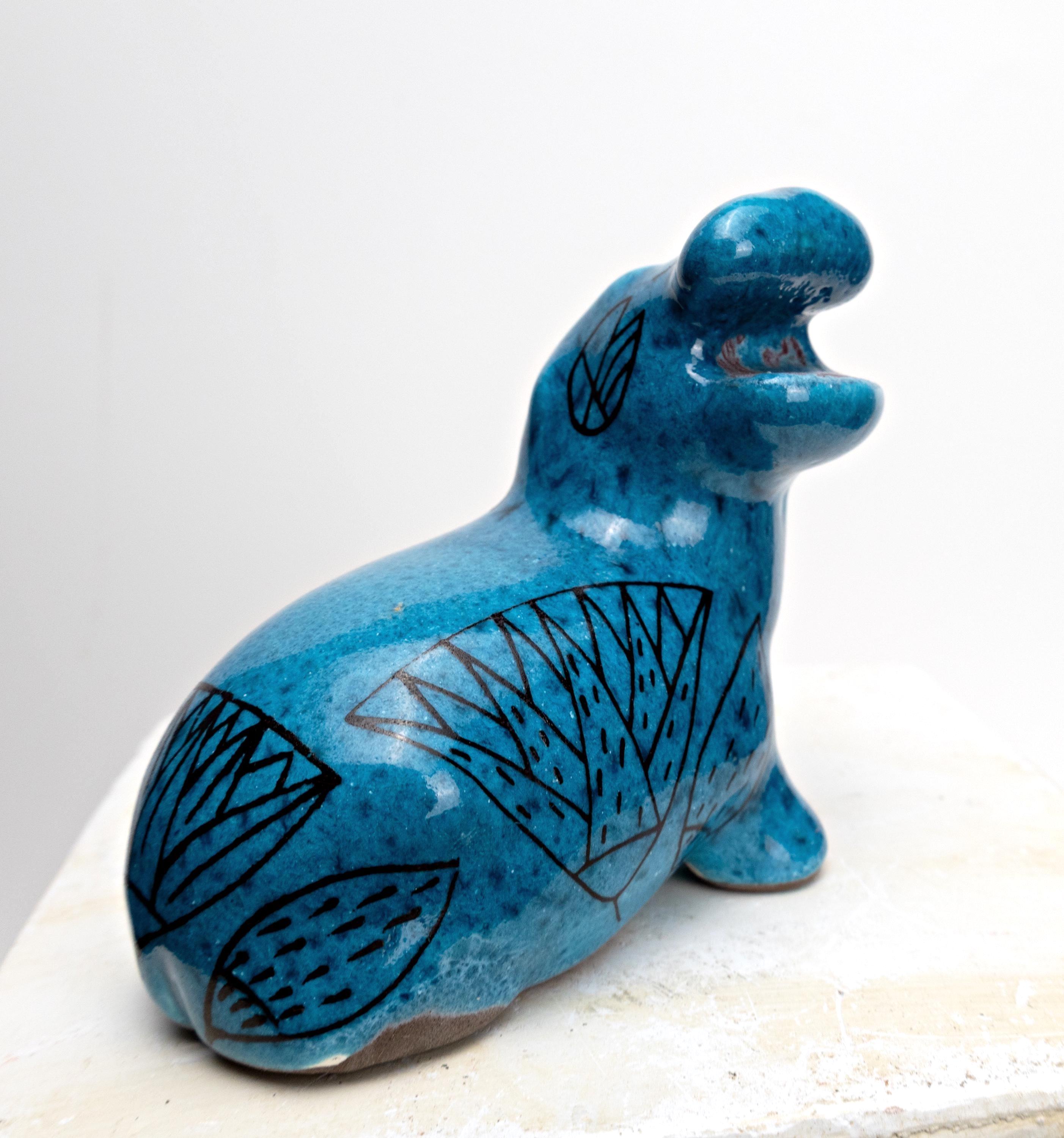 Egyptian blue hippo - Etsy 日本