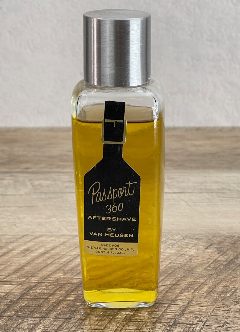 Passport 360 Van Heusen 1960s Vintage Aftershave Etsy