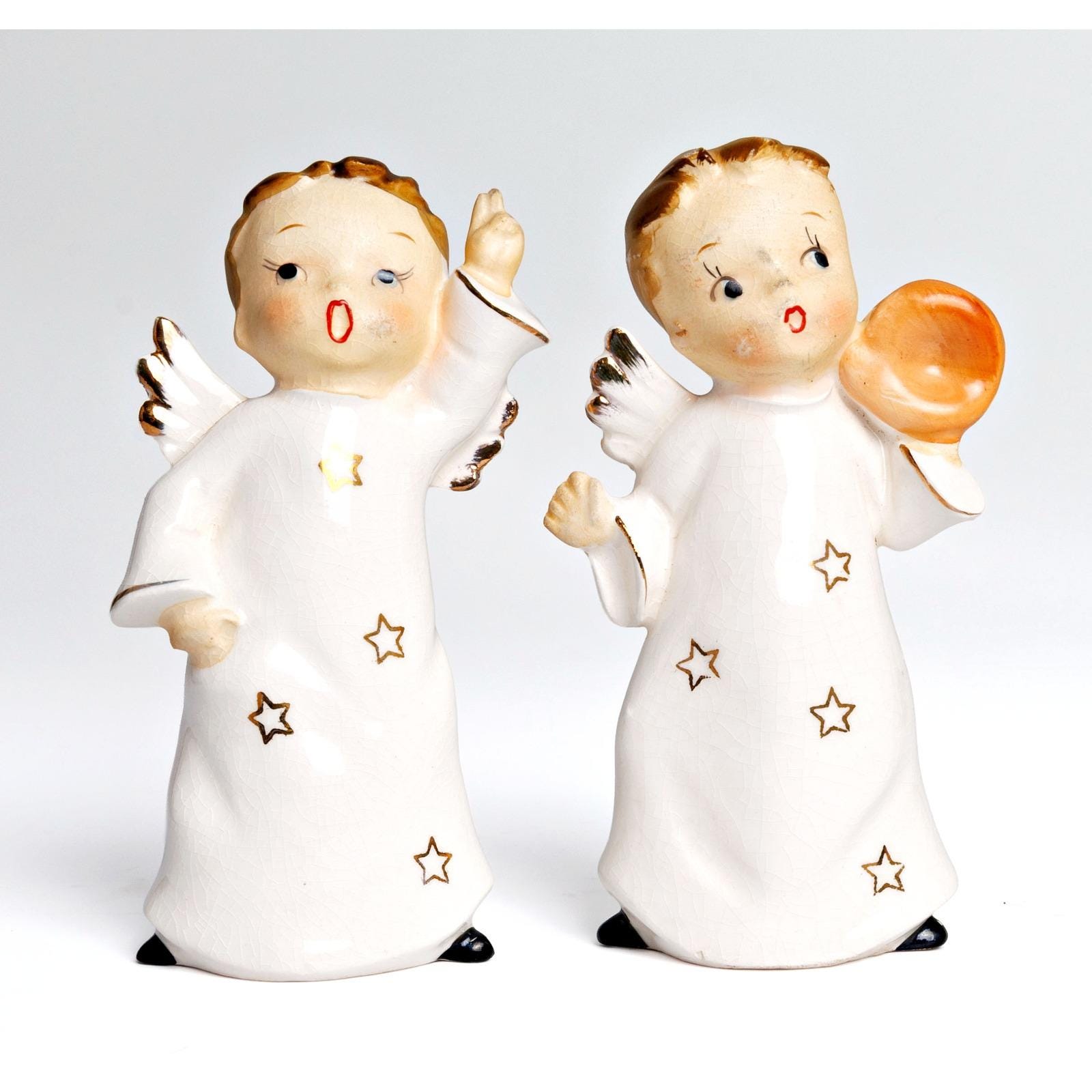 Japan Ceramic Angels - Etsy