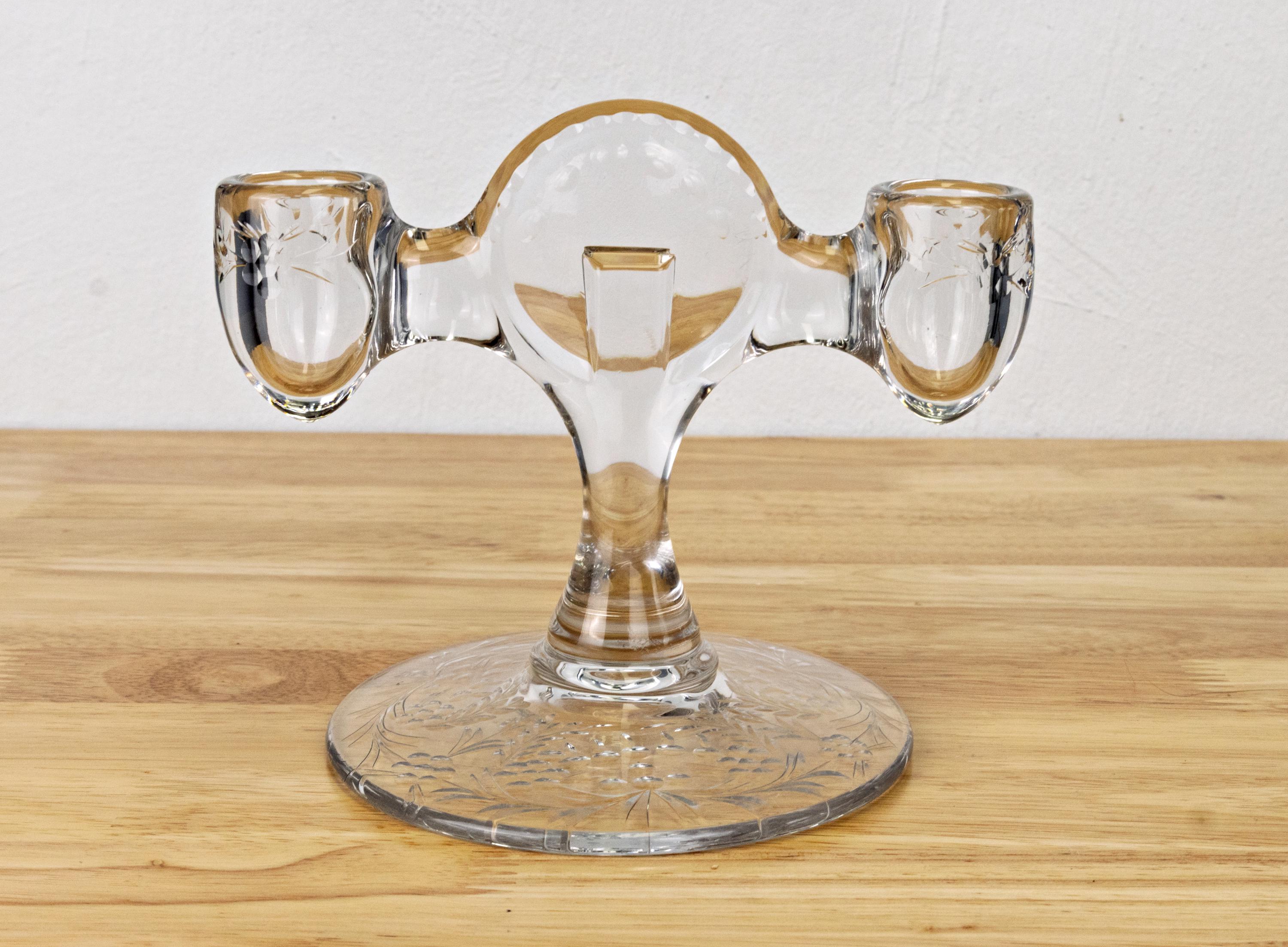 Lot De 10 Verres Anciens Motif Grappe De Raisin - Hauteur 10cm, Vintage