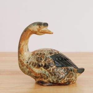 Vintage Chinese Goose Ceramic Figurine