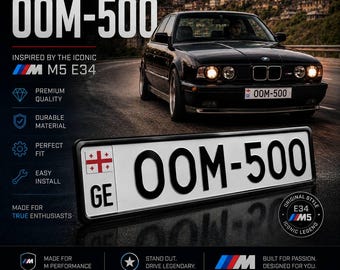Targa georgiana LEGGENDARIA – OOM-500 / 2 pezzi