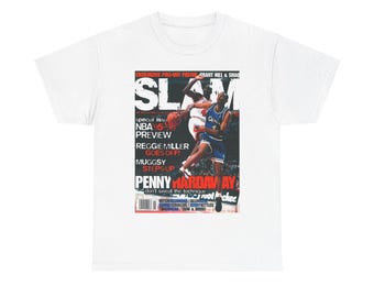 Penny Hardaway Shirt, Orlando Magic NBA SLAM Cover T-Shirt, Unisex Sports Tee, Vintage Retro Basketball Streetwear, Gift For Men, Dad, Guys