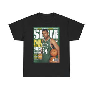 Paul Pierce Shirt, Boston Celtics NBA SLAM Cover T-Shirt, Unisex Sport-T-Shirt, Vintage Retro Basketball Streetwear, Geschenk für Männer, Papa, Jungs Bild 2