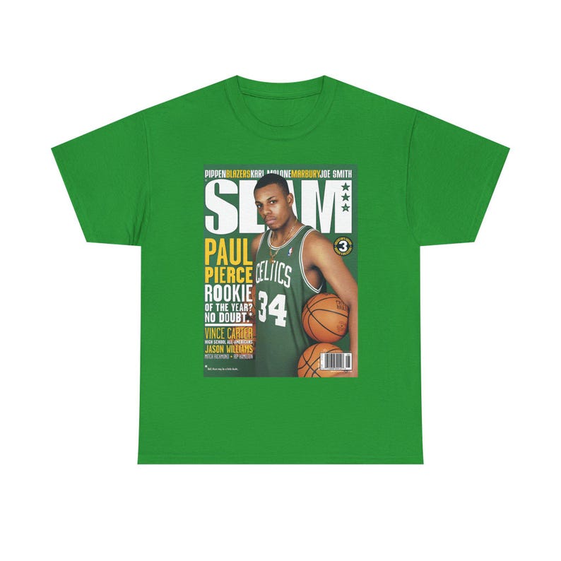 Paul Pierce Shirt, Boston Celtics NBA SLAM Cover T-Shirt, Unisex Sport-T-Shirt, Vintage Retro Basketball Streetwear, Geschenk für Männer, Papa, Jungs Bild 3