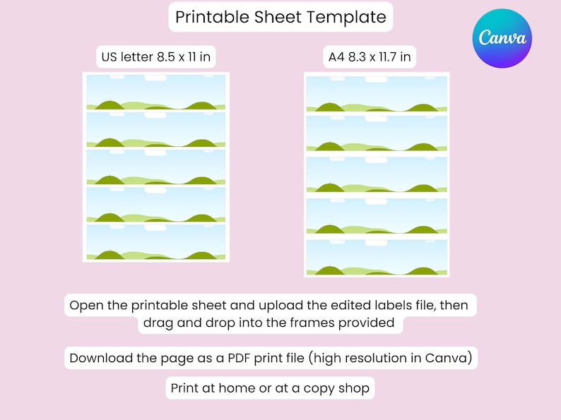 Editable Wrap-around Envelope Label Template | Wedding Envelope Label ...