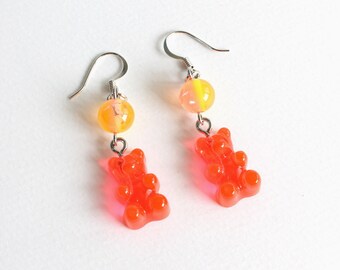 Gummy Candy Bears Earring