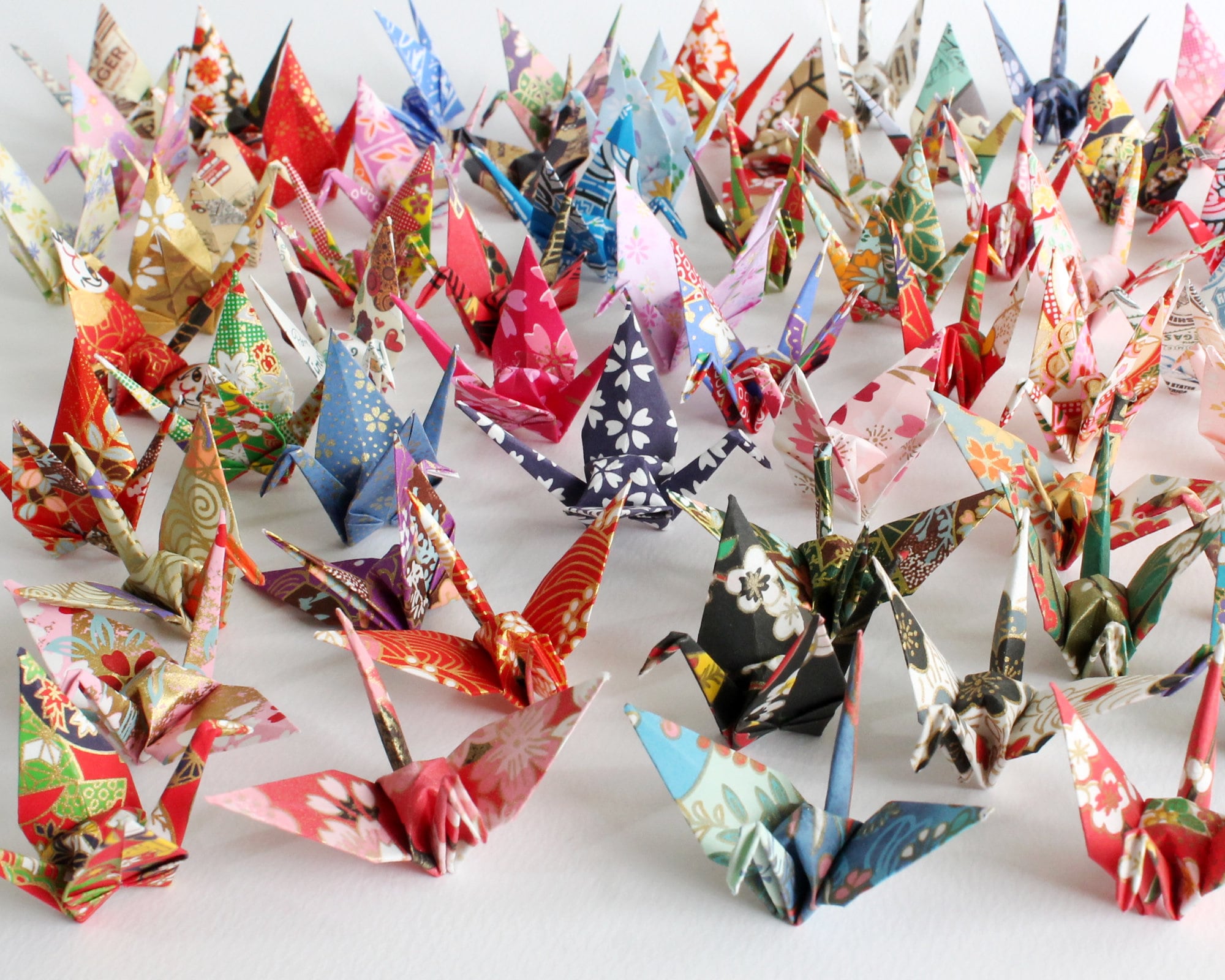 36 Views Mount Fuji 46 Large Origami Cranes Origami Paper Cranes