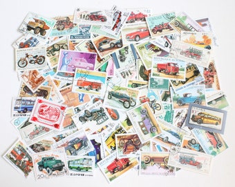 25 to 250 car and land transportation cancelled stamps