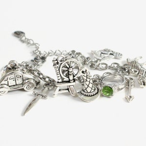 Once Upon a Time Characters Charm Bracelet (OUAT) Stainless Steel Chain