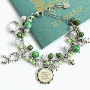 Charm Bracelet (Green Serpent House)