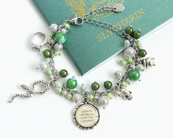 Charm Bracelet (Green Serpent House)