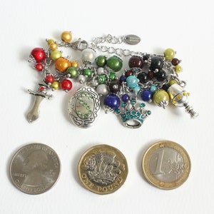 Wizarding School Charm Bracelet Stainless Steel Chain image 4