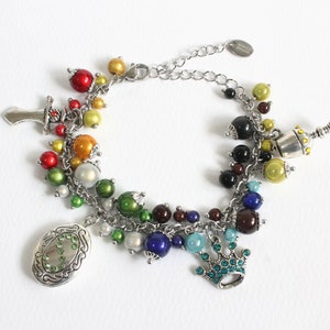 Wizarding School Charm Bracelet Stainless Steel Chain image 2