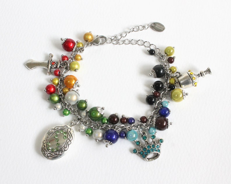 Wizarding School Charm Bracelet Stainless Steel Chain image 2