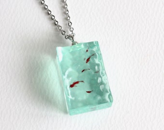 Fish in Sea Necklace