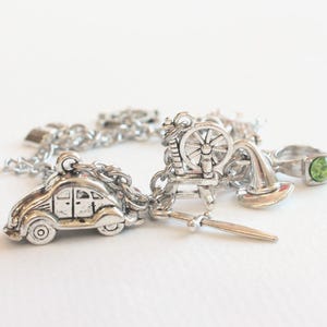 Once Upon a Time Characters Charm Bracelet (OUAT) Stainless Steel Chain