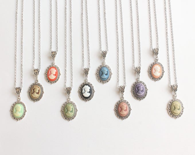 Mini Cameo Necklace