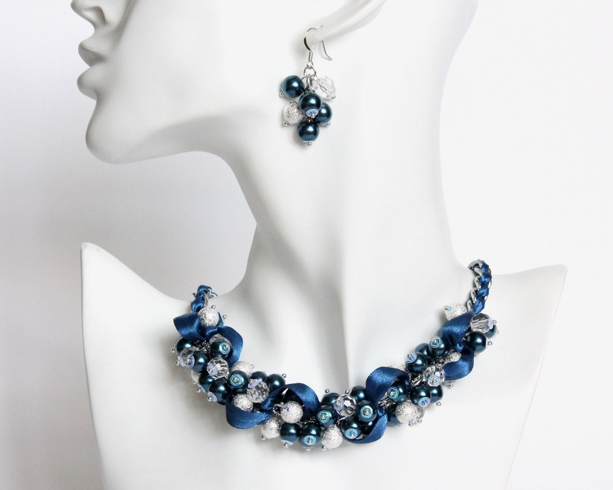 Party Crasher - Blue Pearl Silver Necklace – Sugar Bee Bling - Paparazzi  Jewelry and Accessories