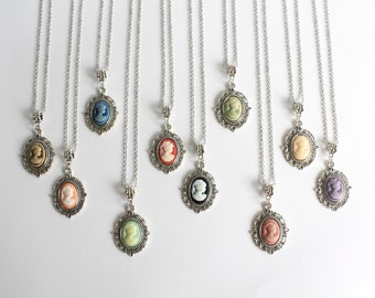 Mini cameo ketting