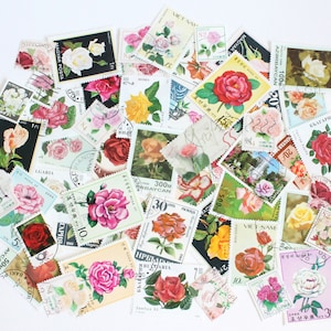 25 or 50 rose cancelled stamps