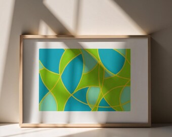 Printable Wall Art | Digital Download | Modern Afrocentric Home Decor