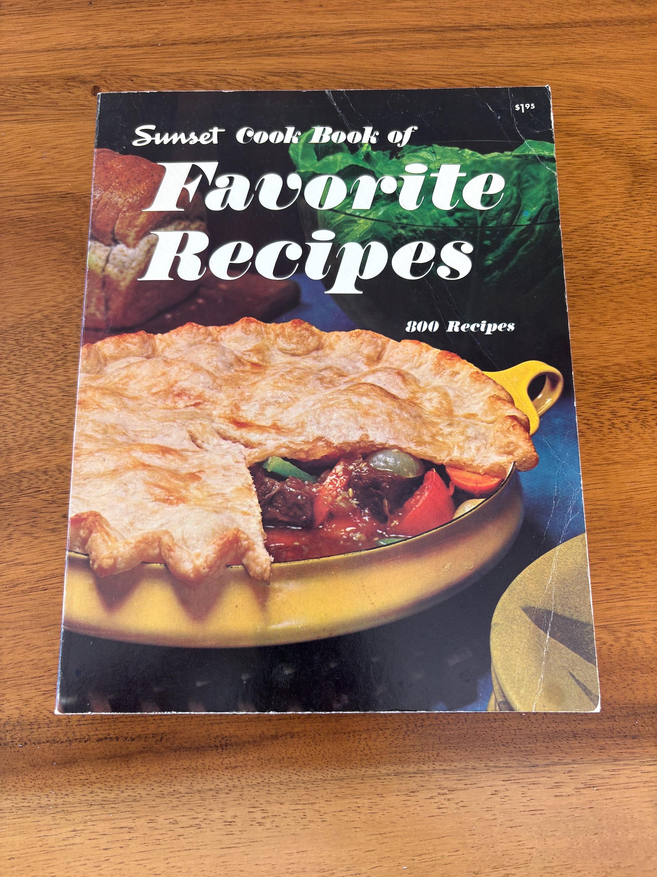Sunset Recipe Book Vintage 1970s - Etsy