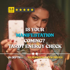 Same Day Manifestation Tarot Reading: Spiritual Guidance & Energy Update (PDF Reading within 24 hours)