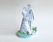 California State Map Wedding Cake Topper