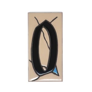 Southwest Adobe Sand Loose House Number Tiles - Hand Glazed Address Sign Numbers - Individual Ceramic Tiles