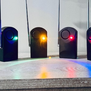 Paranormal Ghost Hunting EMF Detector Paranormal Investigation Tool with LED and Audio Alerts. Available in Red, Green, Blue, Yellow!!!