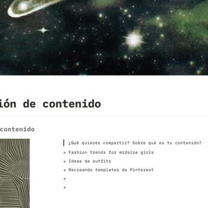 Notion Template for Content Creators – Social Media Planner, Calendar & Creative Thinking Guide. TikTok, IG & YouTube.