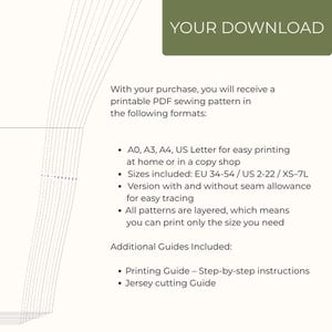 DIY Leggings Sewing Pattern Digital Download PDF Pattern Bundle Athletic Wear Design Template Workout Clothes Sewing Tutorial Fitted Leggings Pattern Professional Quality Design Size Inclusive Pattern XS Through 7XL Activewear Sewing