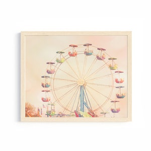 ferris wheel print carnival art toddler room decor baby gifts ferri wheel art print child playroom wall decor photography prints