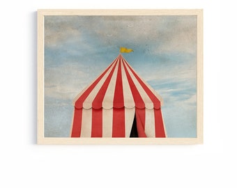 circus tent vintage style art toddler room carnival decor wall art prints kids playroom circus wall decor fun prints little kids bedroom art