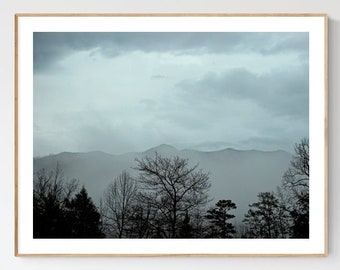 mountain photography print Smoky mountains picture landscape photography art gift under 25 bedroom decor home decor forest nature wall art