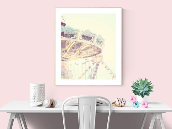 Carnival Art Toddler Girl Room Decor Pastel Wall Art Little Girl Bedroom Decor Art Girl Nursery Wall Decor Pastel Decor Photography Prints