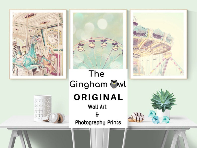 Little Girl Wall Art Photos Set Of 3 Prints Nursery Pastel Toddler Room Decor For Girls Bedroom