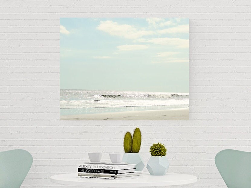 coastal canvas art coastal wall art canvas beach canvas Etsy