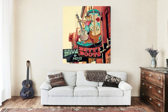 Nashville Wall Art Rockabilly Decor Art Travel Photography Etsy