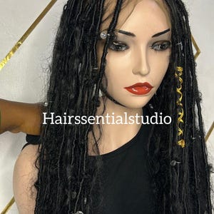 Faux Locs Butterfly locs Twisted Locs Dreadlocks full frontal wig