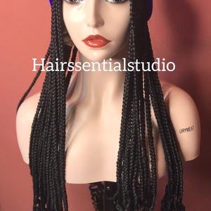 Cap Wig Baseball Hat Baseball Cap Wig Lightweight Soft Luxurious Hair Cap Wig Box Braid Hair Wig Baseball Hat Baseball Cap Wig