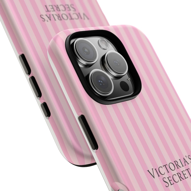 Victoria's Secret Pink Stripe Phone Case, Protective Glossy/Matte Finish image 8