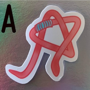 3” Vinyl Worm Sticker