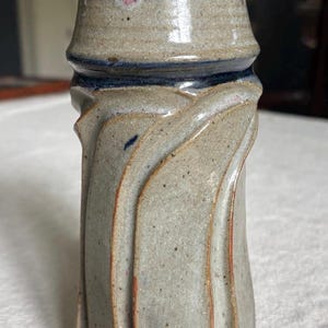 Vintage Art nouveau handmade signed pottery vase