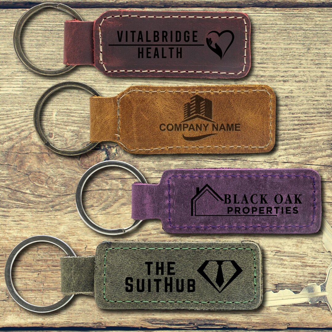 Custom Business Logo Keychain, Promotional Keyring, Corporate Gift ...